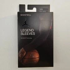 Jordan Legend Basketball Sleeves Adult Small Medium Black Grey Red Jumpman