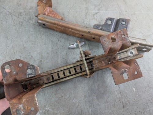 1963 1964 GM Manual Bucket Seat Tracks Buick Chevy Olds Pontiac Passenger Side - Picture 6 of 19