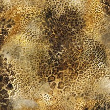 Wild Cheetah print Cotton Quilt fabric Hoffman BTY S4823-712 animal