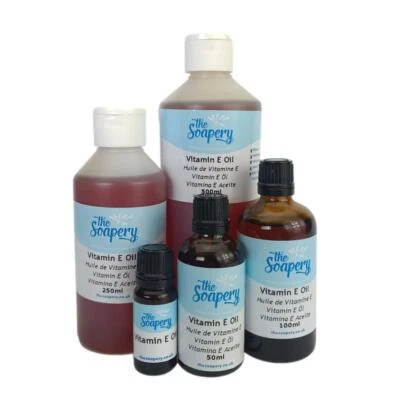 THE SOAPERY Olio concentrato di vitamina E 10 ml - 1 litro 100% naturale