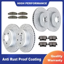 Front Rear Discs Rotors and Brake Pads for DODGE Charger CHRYSLE 5.7L Brakes Kit