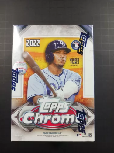 2022 Topps Chrome Baseball EXCLUSIVE Sealed Blaster Box-PINK+SEPIA REFRACTORS