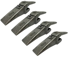 4 Excavator, Backhoe Shank, Tooth & Pin Assemblies, 1" Lip - 550X156, 156L, P156