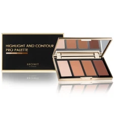 Browit Nongchat Highlight Contour Pro Palette (3.5gX 4 channels) beautiful face