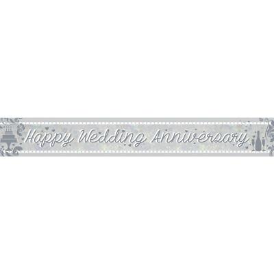 Amscan Festoon Olografico Happy Birthday 2.7 M | Striscione Compleanno Con Scritta, Decorazione Olografica Per Feste