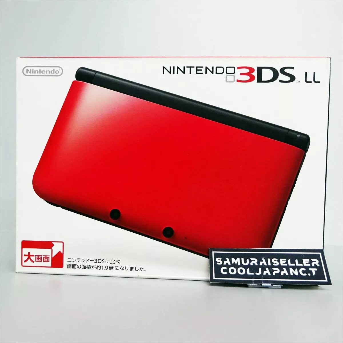 Nintendo 3DS LL Portable Video Game Console Red and Black Japan