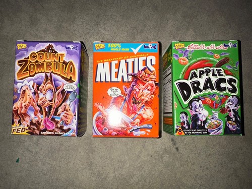 Wax-Eye Müsli Killers Serie 2er-Set LEERE Mini Müsli Boxen keine Karten gpk - Bild 3 von 6