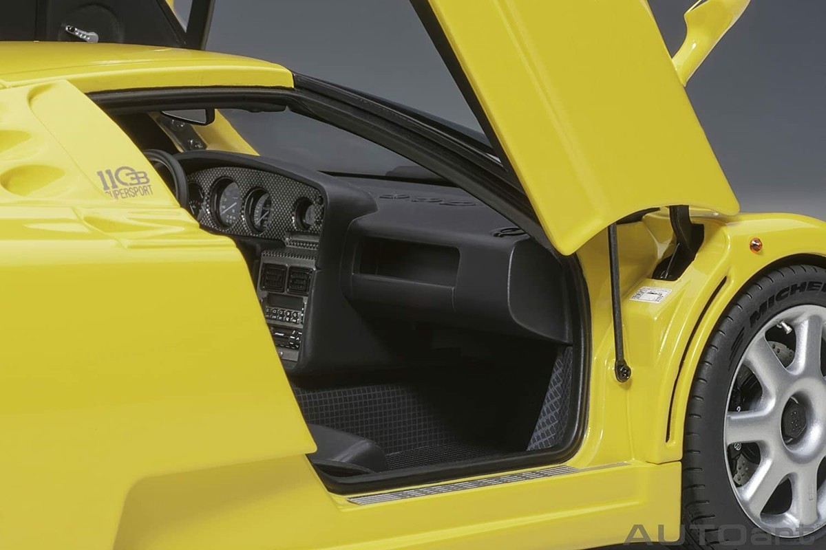 AUTOart 1/18 BUGATTI EB110 SS Yellow Car 70918 From Japan AUTOart 1/18 BUGATTI EB110 SS Yellow Car 70918 From Japan