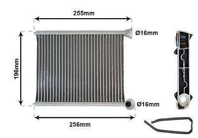 VAN Wezel WäRmetauscher FüR Peugeot 308 I Cc Citroen C3 Picasso Sw RCZ-image