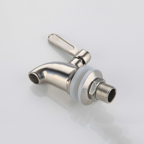 1PZ Rubinetto Acqua Acciaio Inox Rubinetto Distributore Bevande Rubinetto Ricambio Metallo - Foto 6 di 11