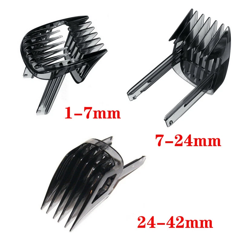 1-7mm 7-24mm 24-42mm Haarschneider Kammaufsatz für Philips HC9490 HC7460 TD
