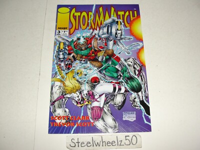 Stormwatch #3 Comic Image 1993 1st Print Brandon Choi Scott Clark Jim Lee Cover