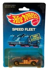 Hot Wheels Vintage Speed Fleet Carded 1989 Blue 80s Corvette No.3928 (B234) #2