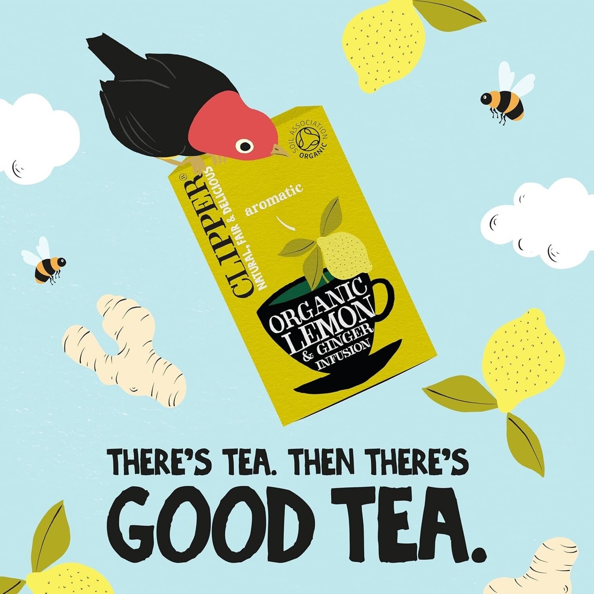 Clipper Organic Lemon & Ginger Tea Bags | 120 Teabag Hong Kong - View #8