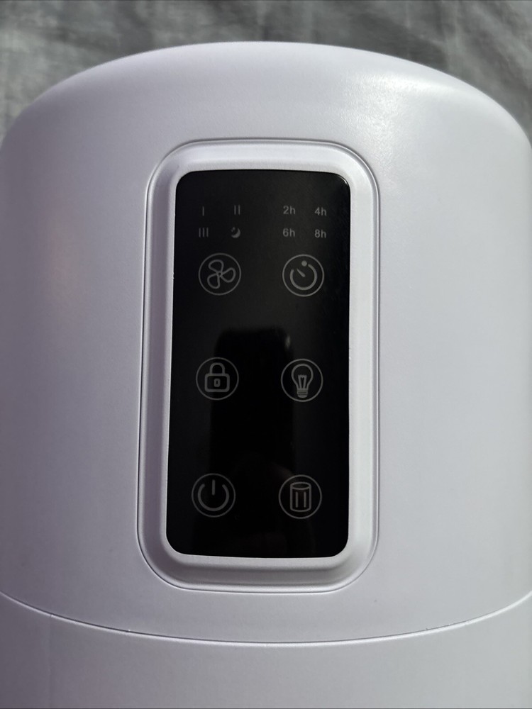 High-Quality Portable Air Purifier for Large Rooms with Night Light - No Box Included