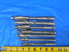 7PCS HSS PILOTED COUNTERBORES SIZES INCLUDE 3/8 x 5/8, 5/8 x 1" BRIDGEPORT MILL