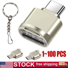 TypeC To Micro SD TF Card Reader OTG USB Adapter Converter For Samsung Phone Lot