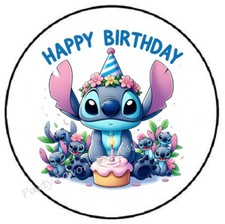 HAPPY BIRTHDAY ENVELOPE SEALS LABELS STICKERS PARTY FAVORS