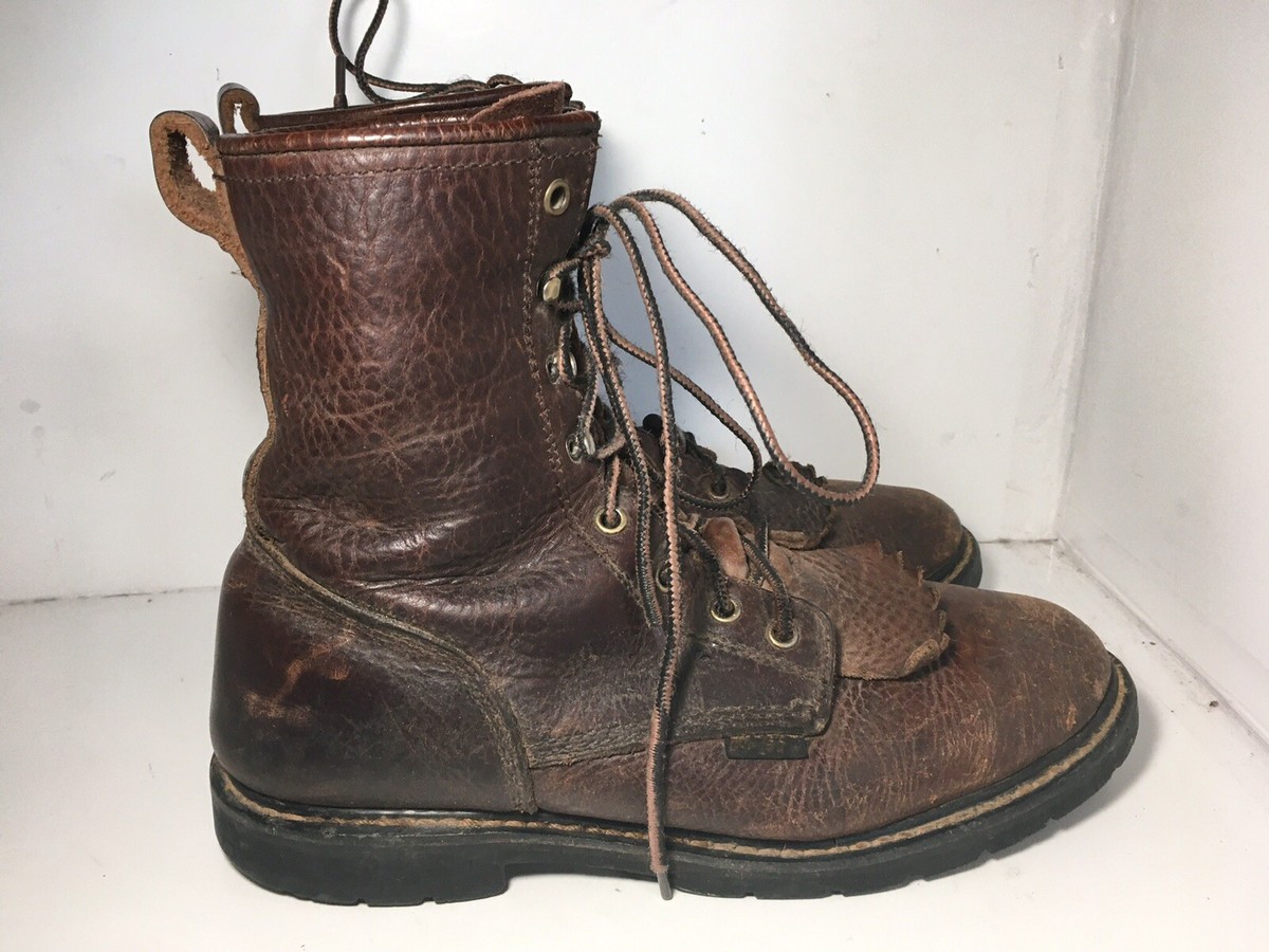 Ad Tec Work Boot Burgundy- 1180- Mens Size 11.5 (see description) AdTec-Men-s-9858-12-Steel-  main image 2