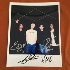 THE ROSE Photo Poster 8*10 Autographs SIGNED K-POP COLLECTION 2024