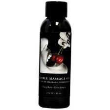 Earthly Body Edible Massage Oil 2oz - Cherry