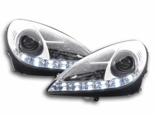 Scheinwerfer Set Xenon LED Tagfahrlicht Passend f&uuml;r Mercedes SLK R171chrom
