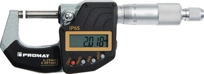 Bügelmessschraube DIN 863/1 IP65 25-50 mm digital PROMAT