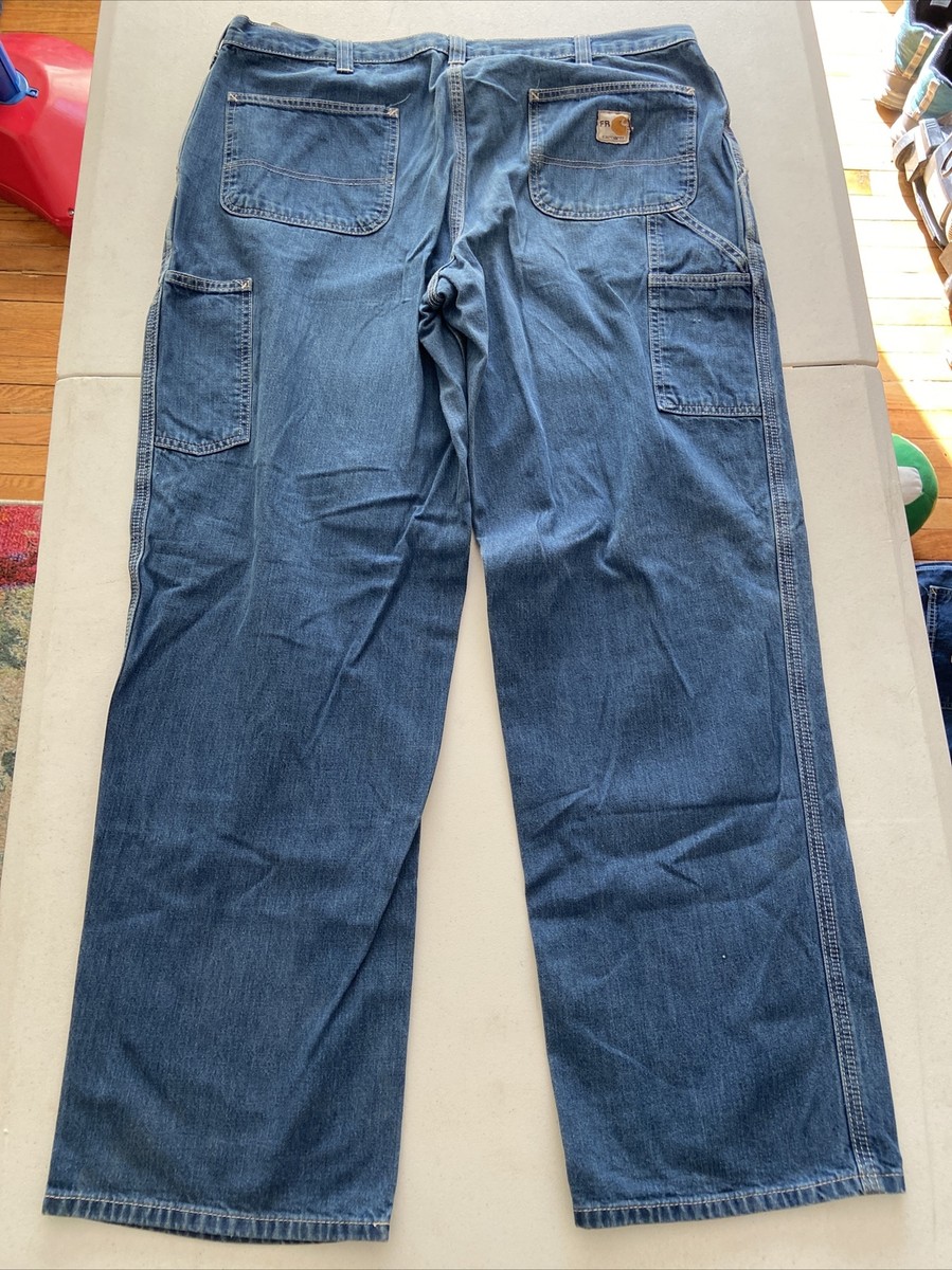 パンツ carhartt FR denim carpenter pants Carhartt FR 38x34 Flame Resistant Men's Carpenter Pocket