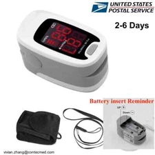 Fingertip Pulse Oximeter Blood Oxygen Monitor SpO2 O2 Pouch oxímetro de pulso