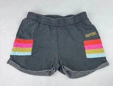 Rip Curl Girls Classic Surf the Earth Shorts Jr's Sz. 12M Gray Color Block