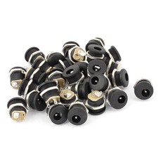 30 Pcs Panel Mounting Solder 2.1mm x 5.5mm Charger Power Female Jack DC Socket
