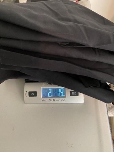 Black Cotton Fabric Pieces 2 lbs. 100% Cotton Large Lot Mint