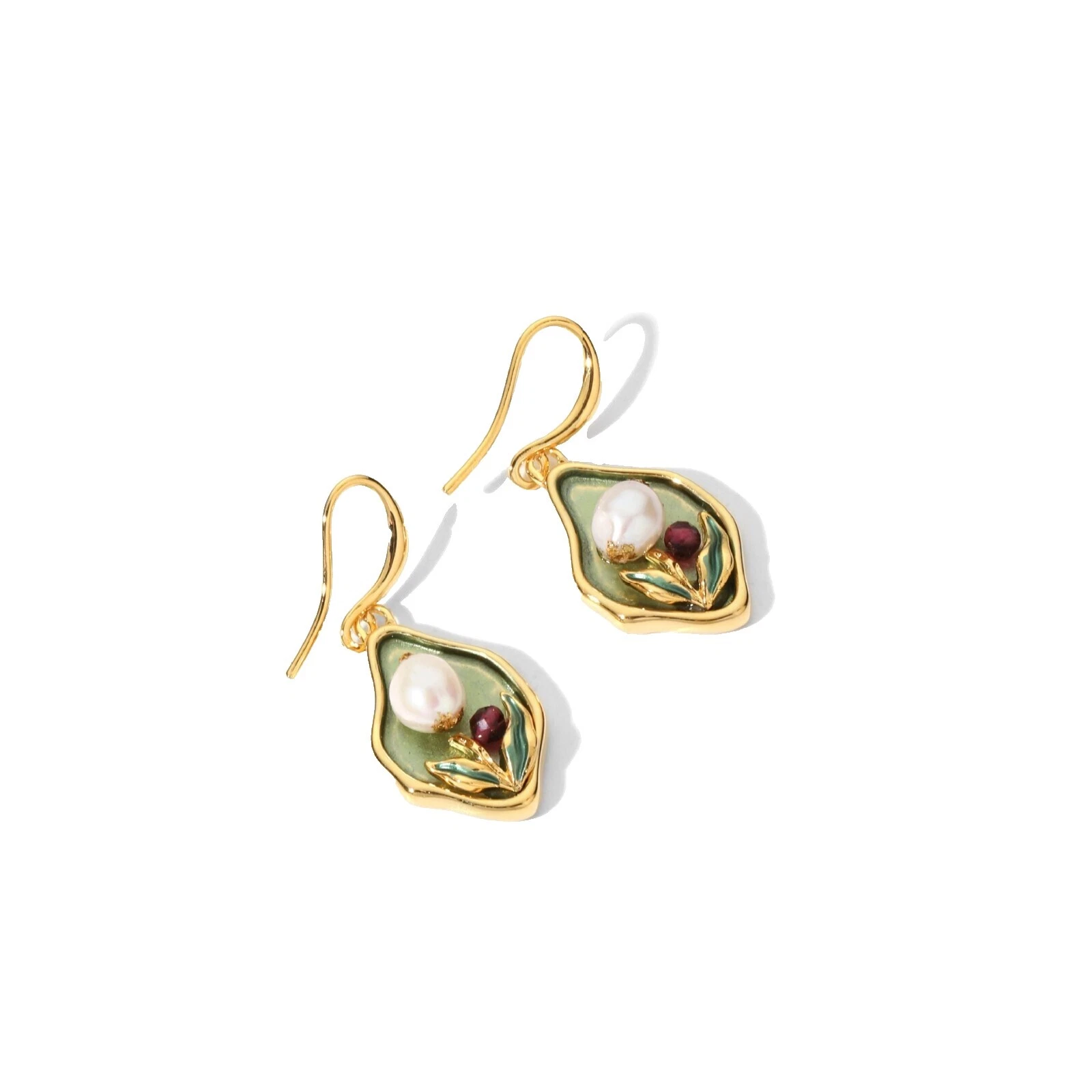 Pendientes de Moda de bronce de belleza