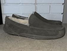Ugg Men's Ascot Suede Wool Slip On Loafer Slipper Style 1101110 Size 8B Green