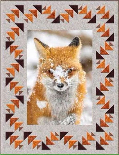 Hoffman - Call Of The Wild - 31.5" Fox Panel - Multi - Picture 3 of 4