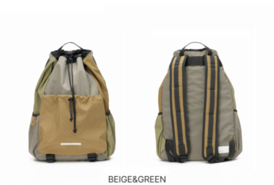 【NOIAGO】STRING NYLON BACKPACK バックパック (3 COLORS) RAWROW String Color Block Backpack [3 colors] Limited