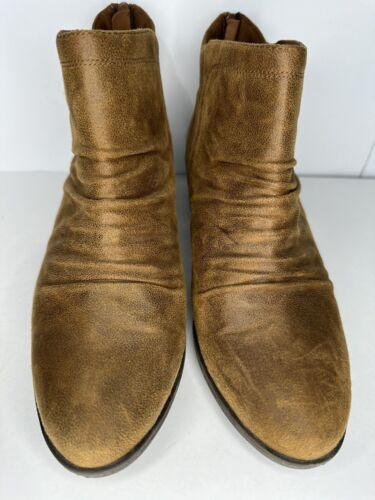 Botas al tobillo Bare Traps para mujer coñac Georgina bronceado gamuza talla 6 con cremallera - Imagen 2 de 10