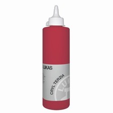 (10,90€/l) Lukas Cryl Terzia Acrylfarbe kadmiumrot dunkel 500 ml 4874