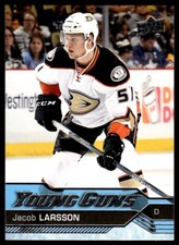 2016-17 Upper Deck Young Guns Jacob Larsson Rookie Anaheim Ducks #495 R31