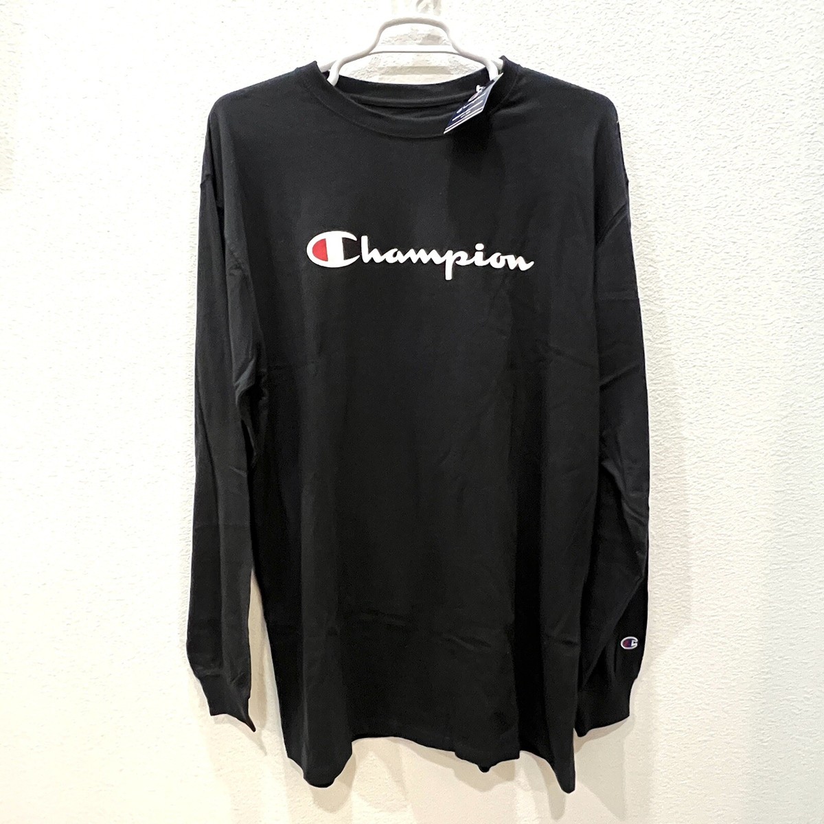 CHAMPION LONG SLEEVE MENS BIG & TALL T-SHIRT GORP CORE SZ XLT RN