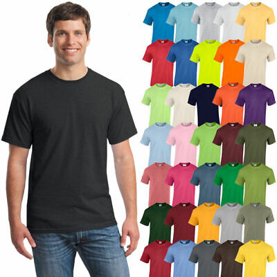 3 Pack Plain Gildan Mens Heavy Cotton Short Sleeve Plain T-Shirt Tee T Shirt
