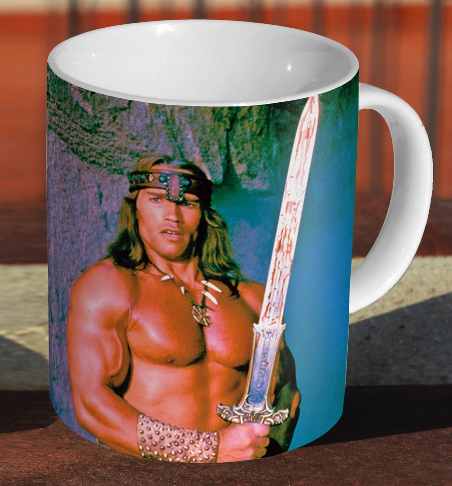 Arnold Schwarzenegger as Conan the Barbarian - Ceramic Tea / Coffee - Mug Cup