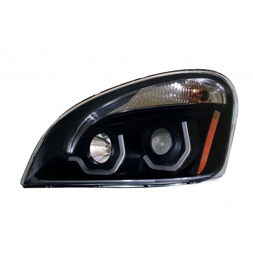 FREIGHTLINER CASCADIA PROJECTION HEADLAMP (BLACKOUT) Drivers Side only - Picture 2 of 3