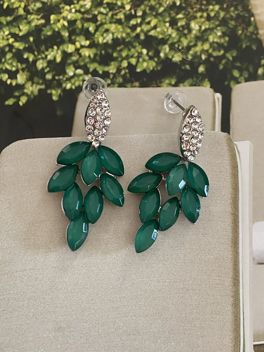 Green earrings for best sale wedding