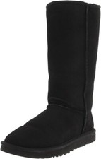 UGG Classic Womens Tall II Boot Suede Black S...