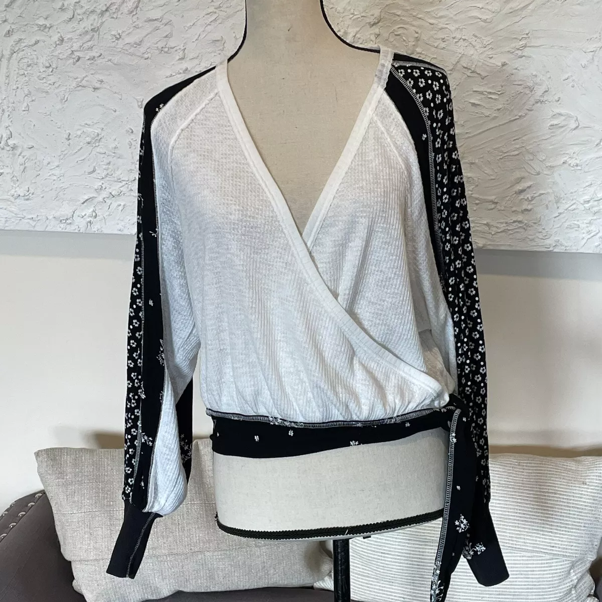 Free people auxton sales thermal wrap top