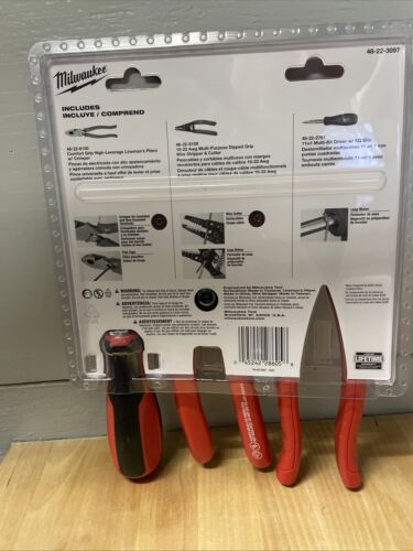 Milwaukee Heavy Duty Screwdriver, Plier & Wire Stripper Hand Tool Kit 3 Piece - Picture 2 of 11