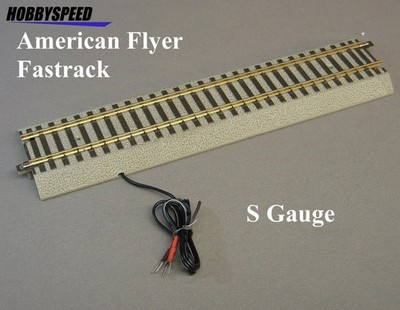 LIONEL AMERICAN FLYER FASTRACK 10'' TERMINAL STRAIGHT TRACK S GAUGE train 6-49854