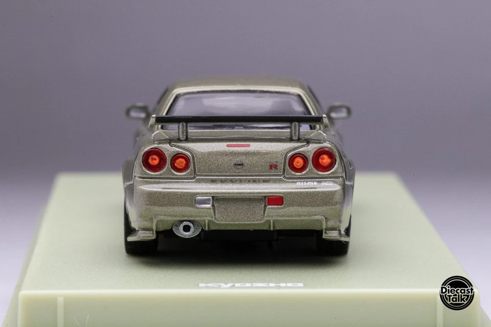 Kyosho 1:64 Nissan Nismo R34 GT-R Millenium Jade Compatible con MOTN Foto 3 de 4