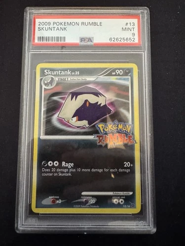 PSA 9 Skuntank 13/16 Rumble English Graded Pokemon Card